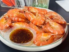 白灼海水虾-坛南湾阿强农家乐.海鲜大排档老字号(福州地标美食店)