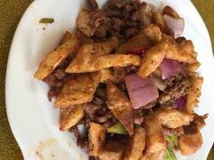 酥囊炒羊肉-巴达木食府