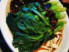 白灼菌菇菜心-新白鹿餐厅(虹桥南丰城店)