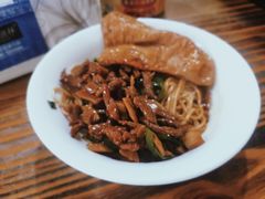 青椒牛肉丝面-友琴面馆(东白溪公寓店)