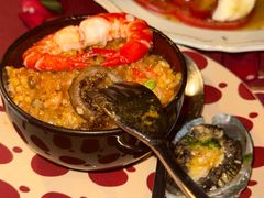 西班牙精选海鲜大虾铁板饭-BROWNSTONE布朗石西班牙餐厅(富城店)