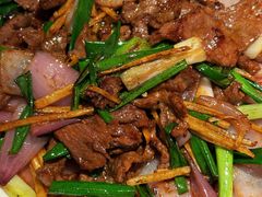 葱爆吊龙牛肉-谭厨中山传家菜.乳鸽.脆鲩鱼(华强北中航城店)