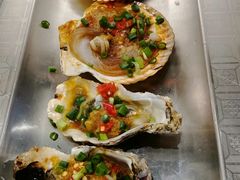 烤扇贝、生蚝-有局·成都市井烧烤·精酿啤酒(双楠店)