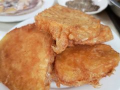 鸡蛋炸馒头片-大槐树烤肉馆