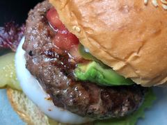 香浓蘑菇牛肉汉堡-bluefrog蓝蛙(水游城店)