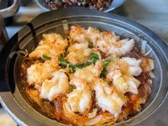 招牌粉丝裹虾-绿茶餐厅(龙井船宴· 品牌总店)
