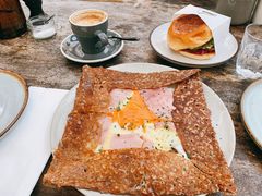 巴黎火腿鸡蛋芝士蘑菇可丽饼-RAC BAR(安福路店)