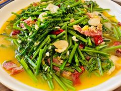 水蕨菜炒腊肉-瑶河山里菜