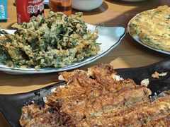 炸花椒芽-钰田大院·碳烤虹鳟鱼·怀柔地道农家菜(雁栖湖店)