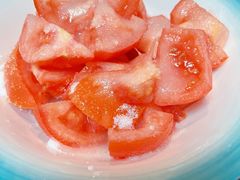 东北西红柿拌糖-老关东铁锅炖(海甸三东路店)