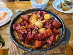 珍珠土豆红烧肉-明婷饭店(外曹家巷店)