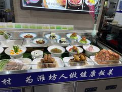 自助取餐区-煎饼卷大葱·非遗传承·潍坊菜(十笏园店)