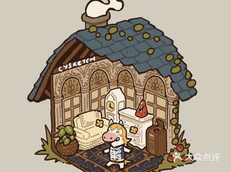 在网上看到插画师cysketch的童话小屋