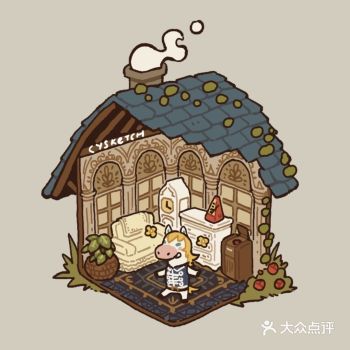 在网上看到插画师cysketch的童话小屋