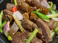 带皮小黄牛肉-琼菜坊·无鸡不成宴·海南菜老爸茶糟粕醋(海口骑楼老街店)
