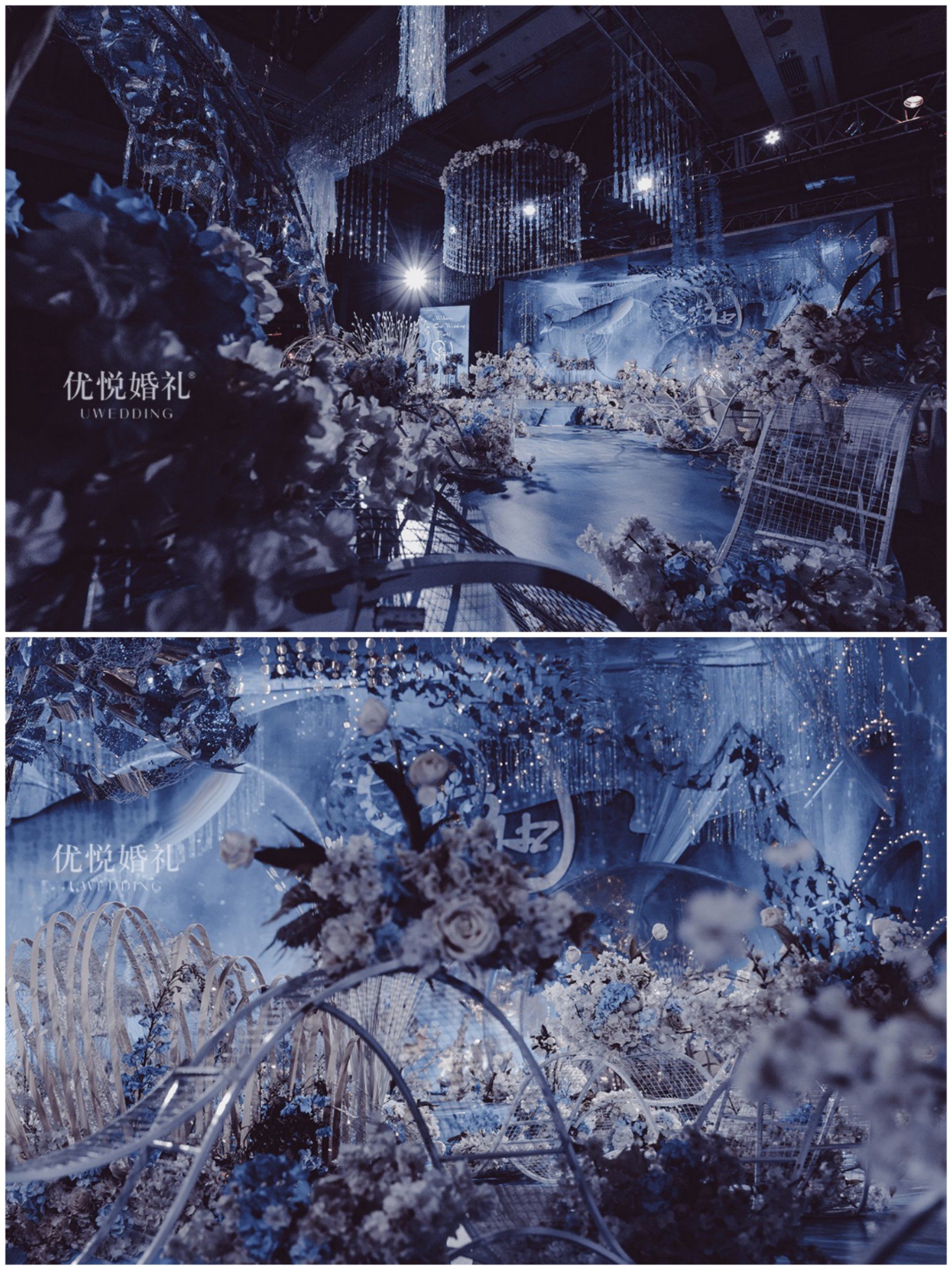 蓝色97超好看的海洋风98主题婚礼90现场,很惊艳6015