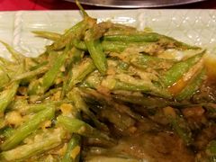 咸蛋黄四季豆-王城醋血鸭老店