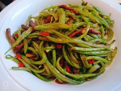 扁豆牛肉丝-紫光园·烤鸭·北京菜(团结湖店)