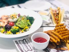 大虾牛油果有机蔬菜-Deer Park鹿园西餐(仁恒置地广场店)