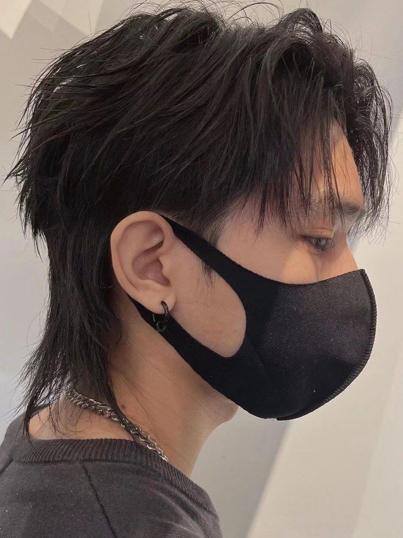 男士狼尾