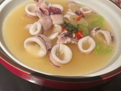 青花椒鱿鱼小管-绿茶餐厅(松江万达店)
