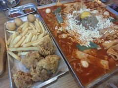 鱼饼火山炒年糕-包装马车·韩国料理·포장마차
