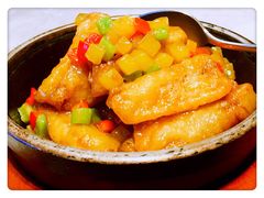 石锅酸椒酱黄鱼柳-西安高新洲际酒店•彩丰楼中餐厅