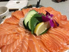 三文鱼刺身-万岁寿司(万国店)