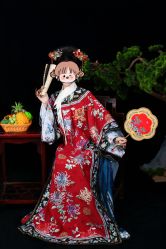 -后宫·古装汉服京剧儿童亲子全家福摄影