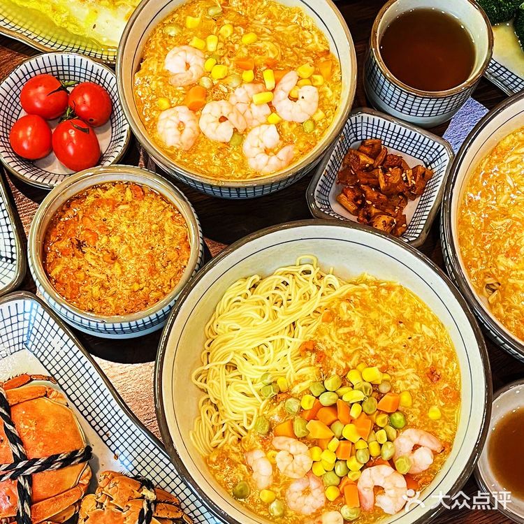 用足足12只蟹做成的蟹黄面是什么体验❗️