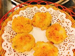 煎墨鱼饼-尚竹阁冬瓜盅·18年地标美食(平洲店)