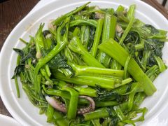 腐乳通菜炒鲜鱿-兴记菜馆