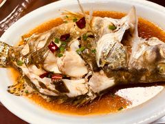 清蒸野生桂鱼-临水阁农家乐饭店