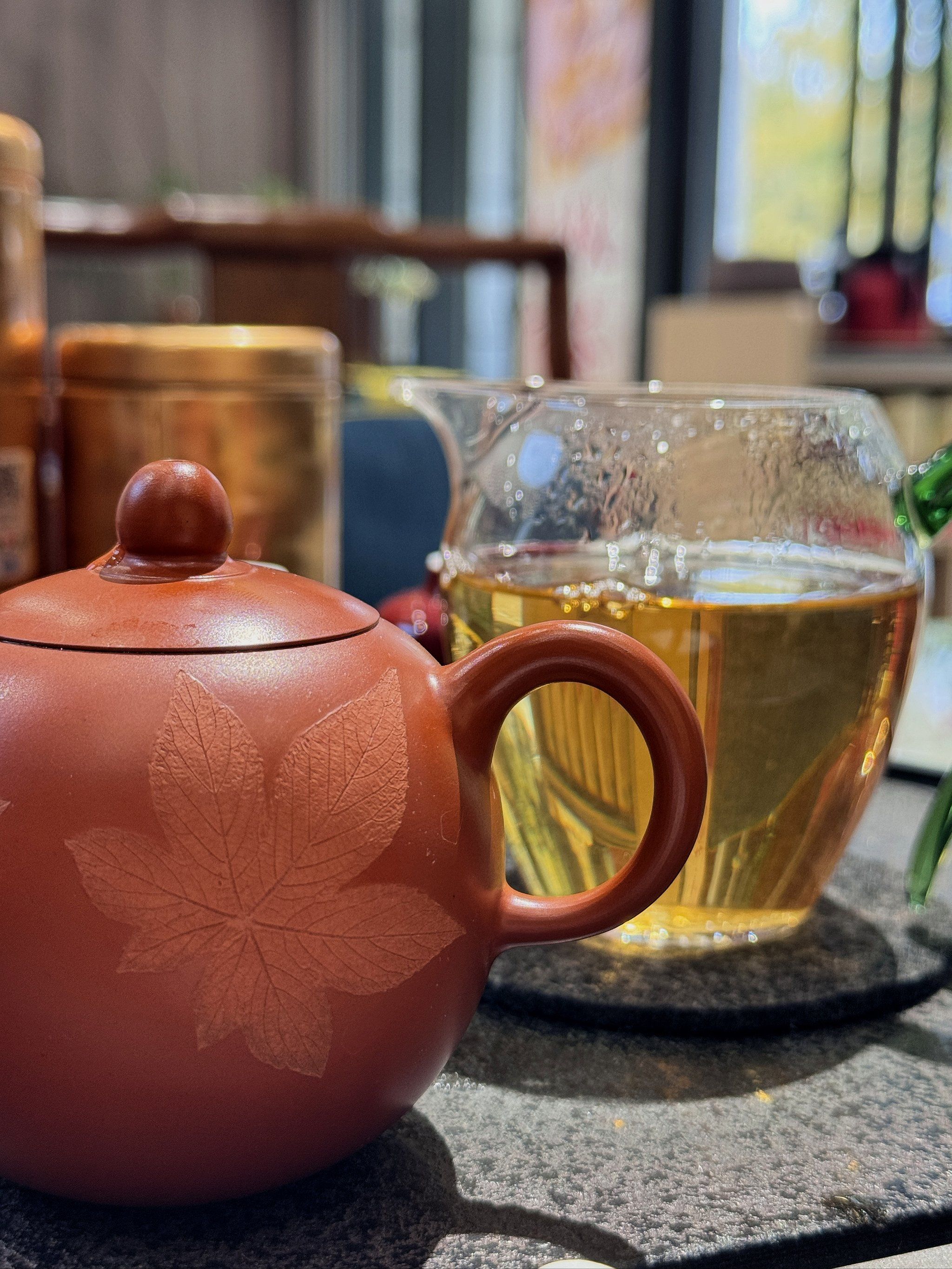 茶叶泡久一点 日子过慢一点
#天福茗茶欧亚店「天福茗茶