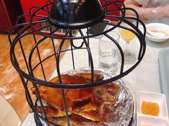 网红吊烧脆皮鸡-鹊华居·地道鲁菜·海鲜·融合味(大明湖店)