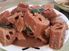 莲藕煮火腩-区海鸡场饭店(石壁店)