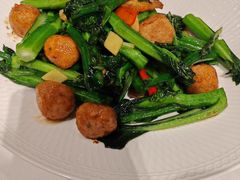 菜远烧肉炒鲮鱼球-广州酒家(文昌总店)