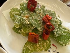 香酥桑叶-食光慢宴·安吉土菜馆