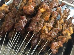 -陕北农家小吃风干羊肉剁荞面