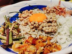 纳豆冷荞麦面-纹兵卫手打荞麦面日料(虹桥本店)