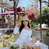 南湖边吃到了风靡全球的手抓海鲜～💕