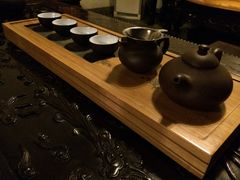 摆放的茶杯茶壶供客人使用-书香府邸·平江府