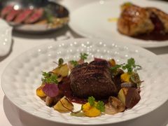 澳洲谷饲s级牛菲力烤时蔬土豆泥-L'Arome芳芳法国餐厅(仙林金鹰店)