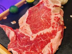 超级安格斯战斧牛排-花时·炭火烧肉(东百中心A馆店)