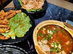 砂锅脑花-西昌老号李小肠特色烧烤园(郫都店)
