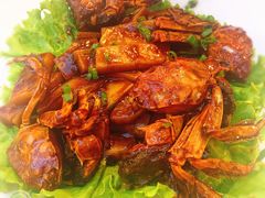 毛蟹炒年糕-上海年代·浙菜家烧·小海鲜(水上东路店)