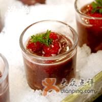 甜品红豆冰沙-北京贵宾楼饭店 红墙咖啡厅