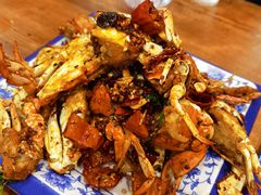 香辣蟹-老东镇啤酒屋海鲜加工·蒸汽海鲜·海鲜烧烤(台东店)