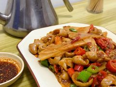酸竹笋辣椒大肠-南雄雄州土菜餐厅(粤北大厦店)