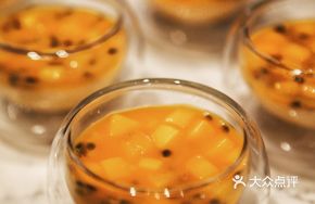 Passion Fruit Mango Pudding